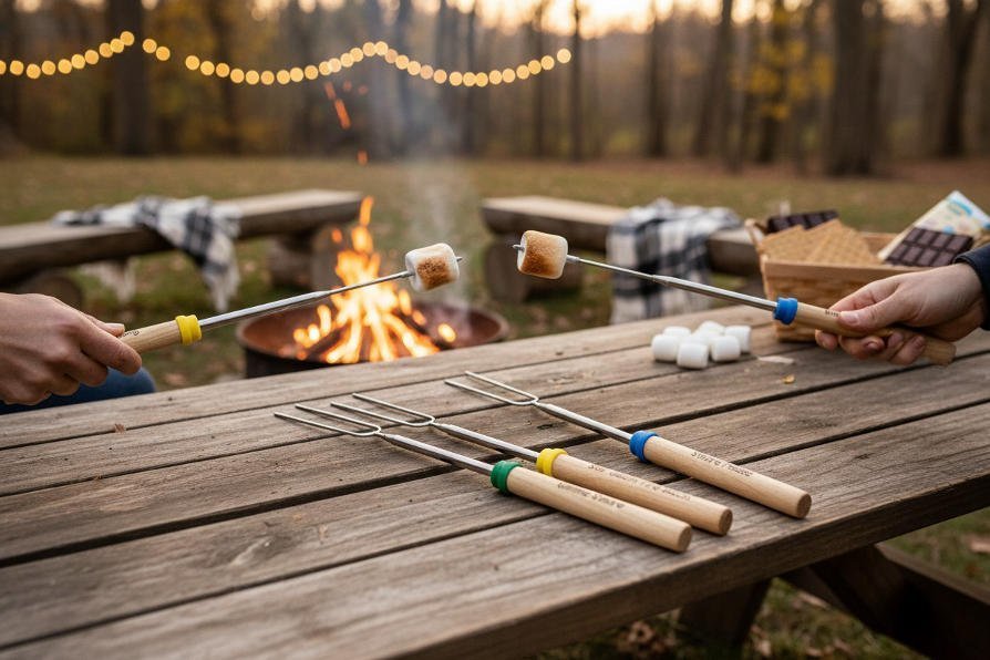 Family fun Around the Bonfire with Smore's