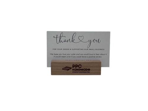 Card holder – Business Card Holder - PPC HANDMADE - great way to display your business cards