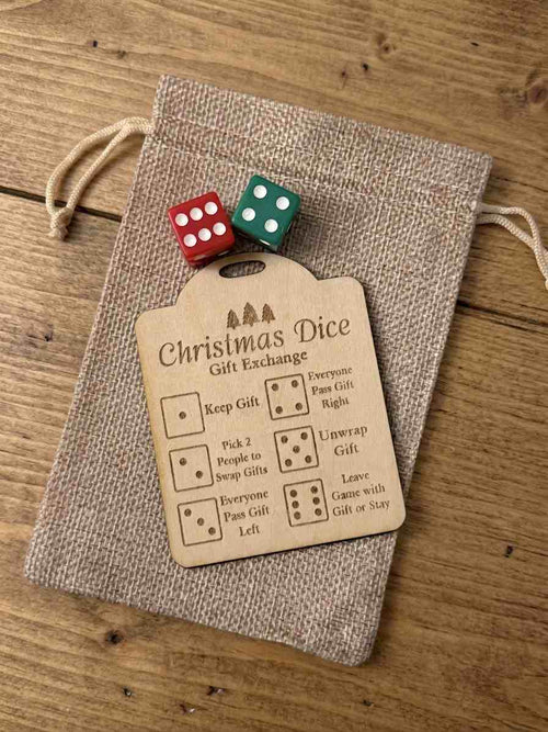 Christmas Dice Gift Exchange Game - PPC HANDMADE