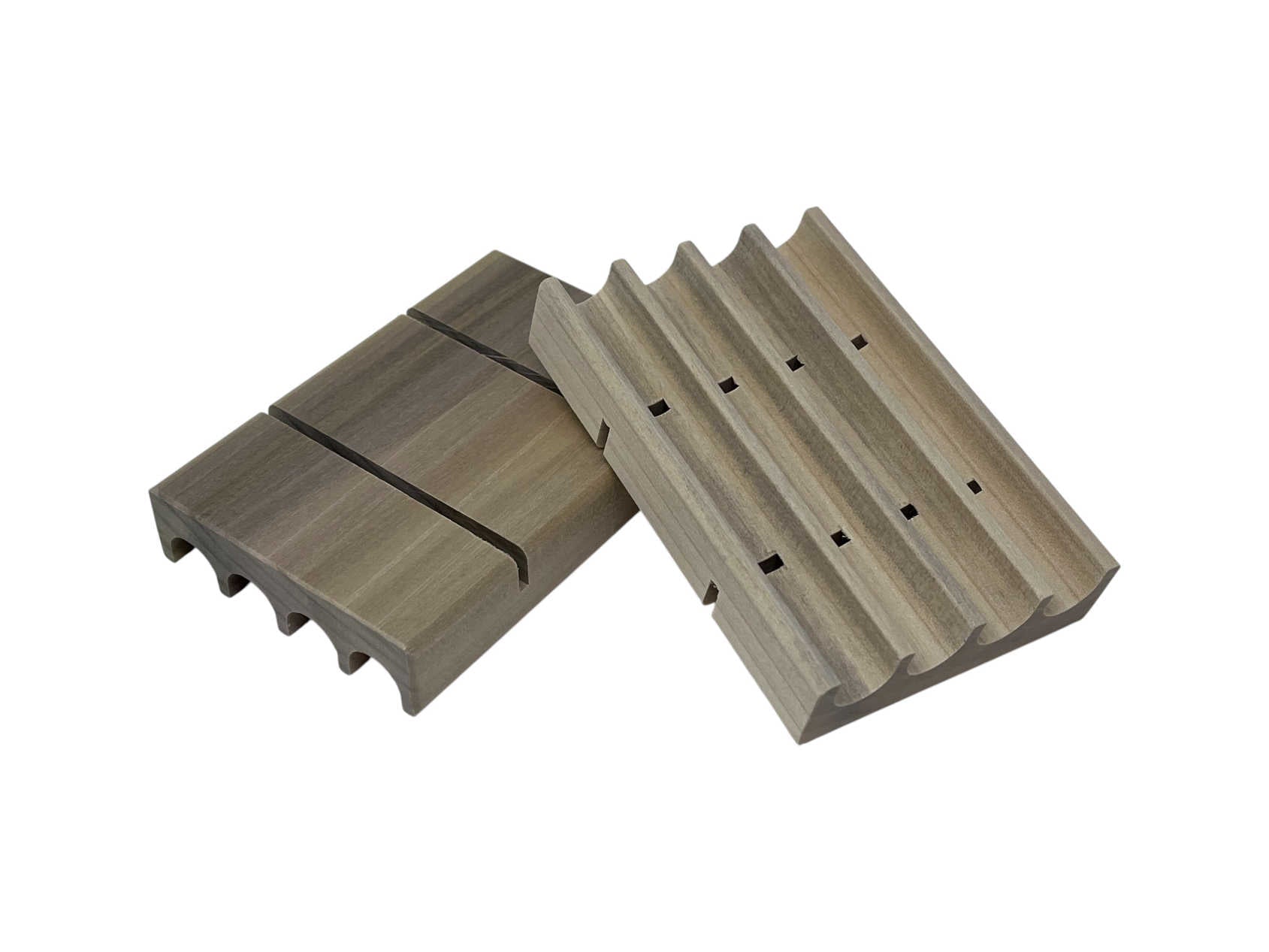 Wholesale draining soap dish with poplar wood made in USA by PPC HANDMADE, extend the life of a bar soap by using a soap dish