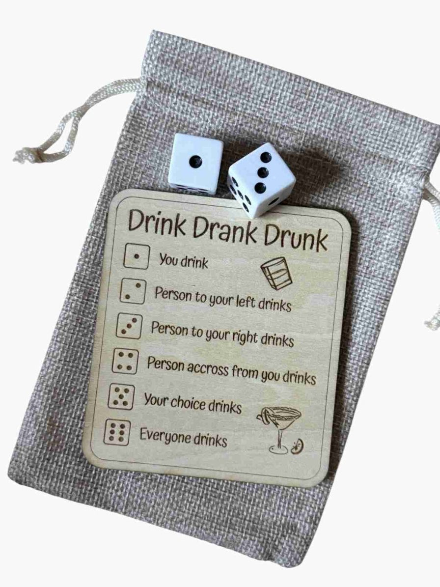 Drink Drank Drunk Dice Game