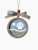 Engraved Ocean Life Ornament - PPC HANDMADE