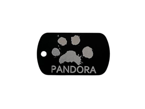 Engraved Photo Dog Tag - PPC HANDMADE - Custom engraved in USA with your photos of your loved animal