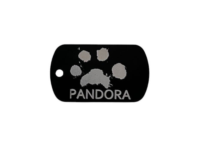 Engraved Photo Dog Tag - PPC HANDMADE - Custom engraved in USA with your photos of your loved animal