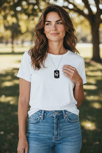 Engraved Photo Dog Tag With Your Photo