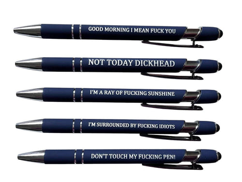 Funny Sarcastic Pens ~ Personalized Engraved - PPC HANDMADE - fun work gift