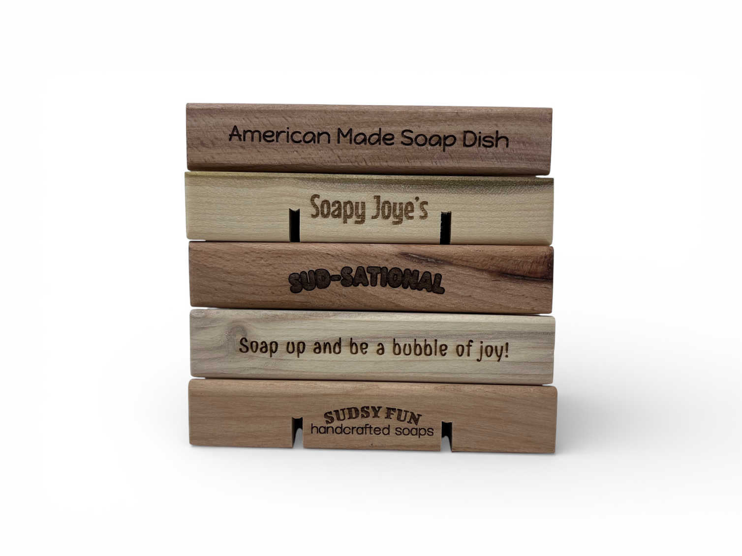 Engrave Soap Dish With Your Business Name to sell with your handmade soap bar to extend the life of the bar soap