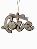 Handmade Engraved Love Ornament - PPC HANDMADE
