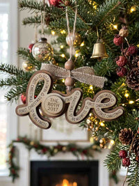 Handmade Engraved Love Ornament