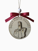 Happy Flippin Holidays Ornament - PPC HANDMADE