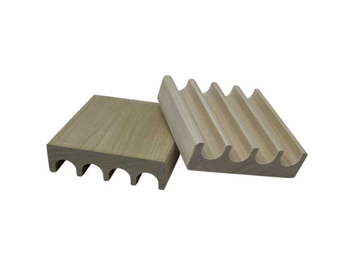 Wholesale Mini Wood Soap Dish made by PPC Handmade in USA, perfect size for those soap ends and travel size soap bars