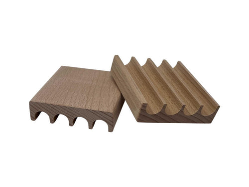 Wholesale Mini Wood Soap Dish made by PPC Handmade in USA, perfect size for those soap ends and travel size soap bars