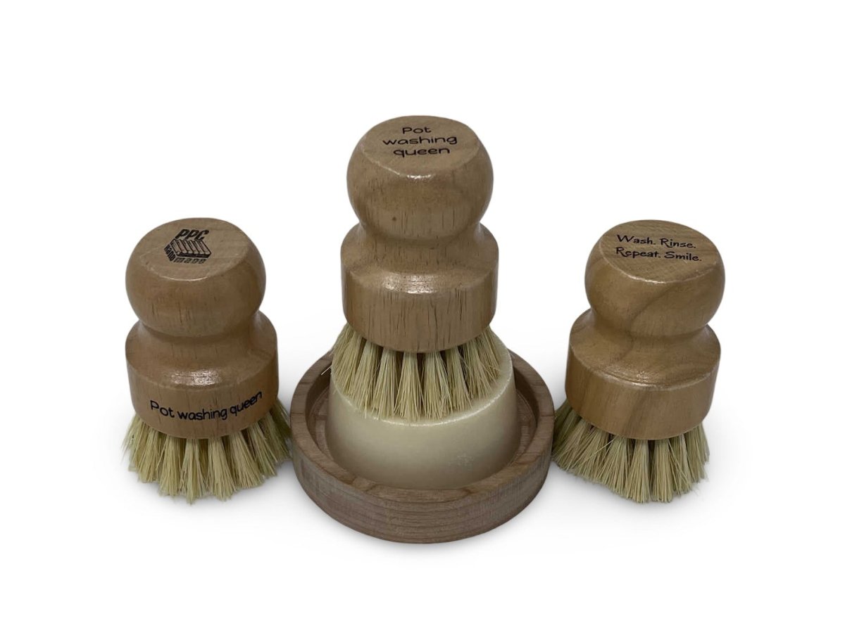 Custom Engraved Sisal Dish Soap Brush