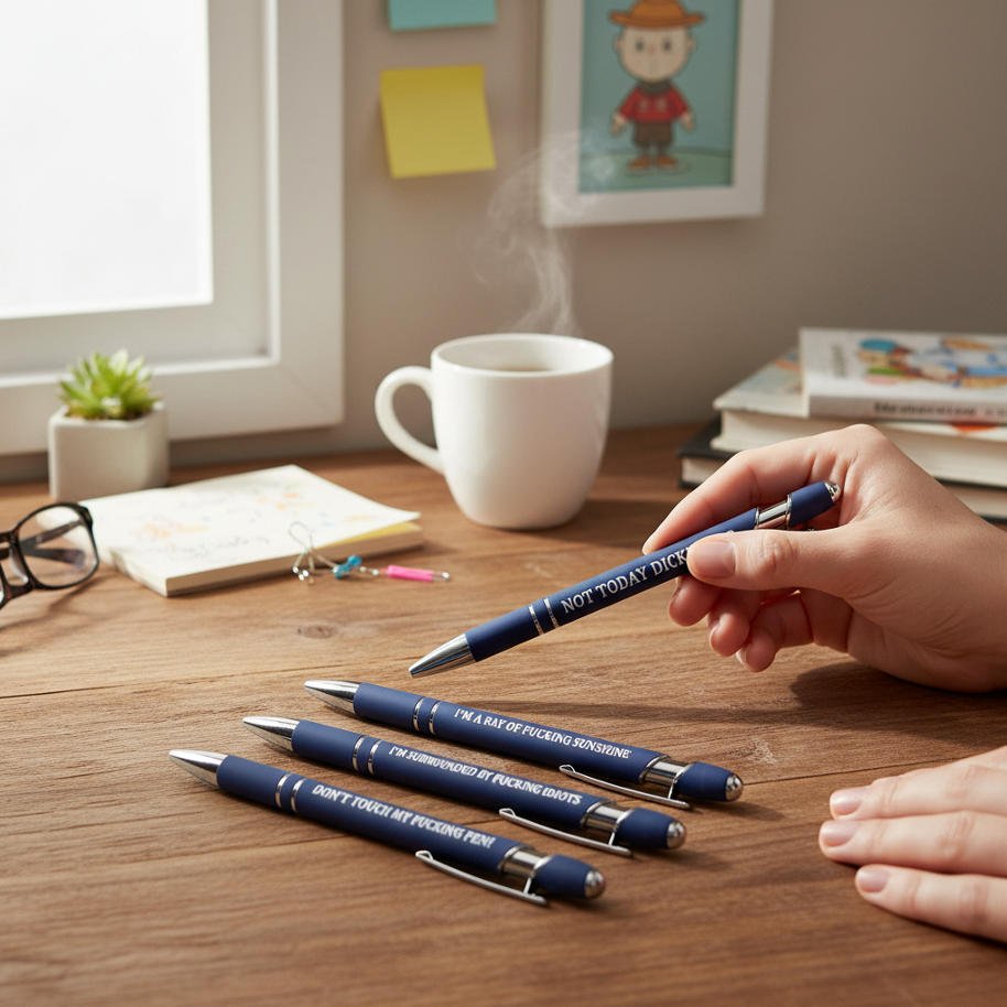 Funny Sarcastic Pens ~ Personalized Engraved - PPC HANDMADE - great gift for a friend or coworker