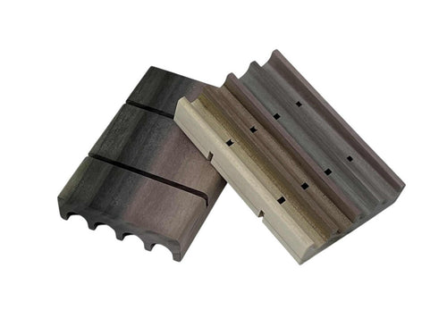 Wholesale Rainbow Soap Dishes with drains and beautiful rainbow colors made in USA by PPC Handmade